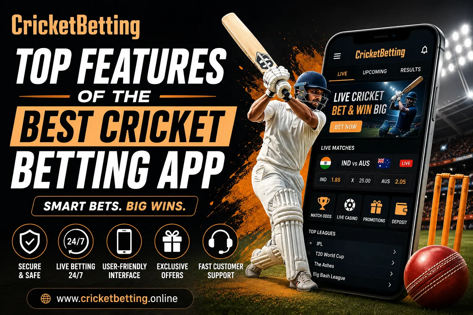 Cricket betting app